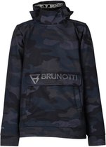 Brunotti Cranemory-AO Jongens Anorak Softshell Jas| Camouflage Grijs - Zwart - 176