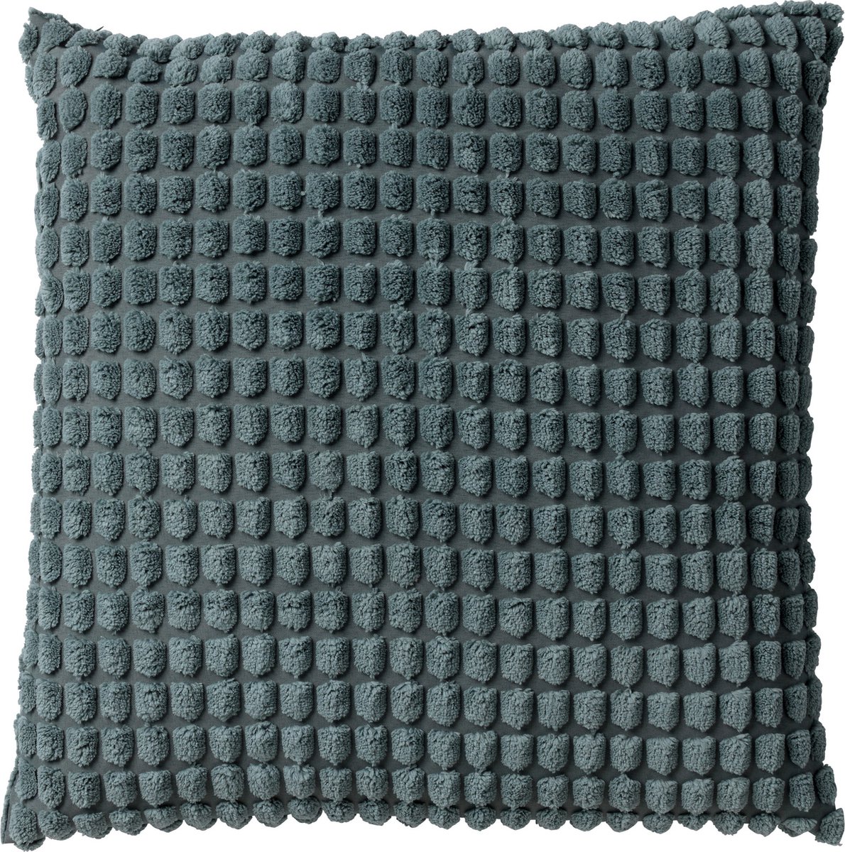 Dutch Decor ROME - kussenhoes 45x45 cm - effen kleur - 3D-structuur - Jadeite - lichtgroen - met rits - zonder binnenkussen