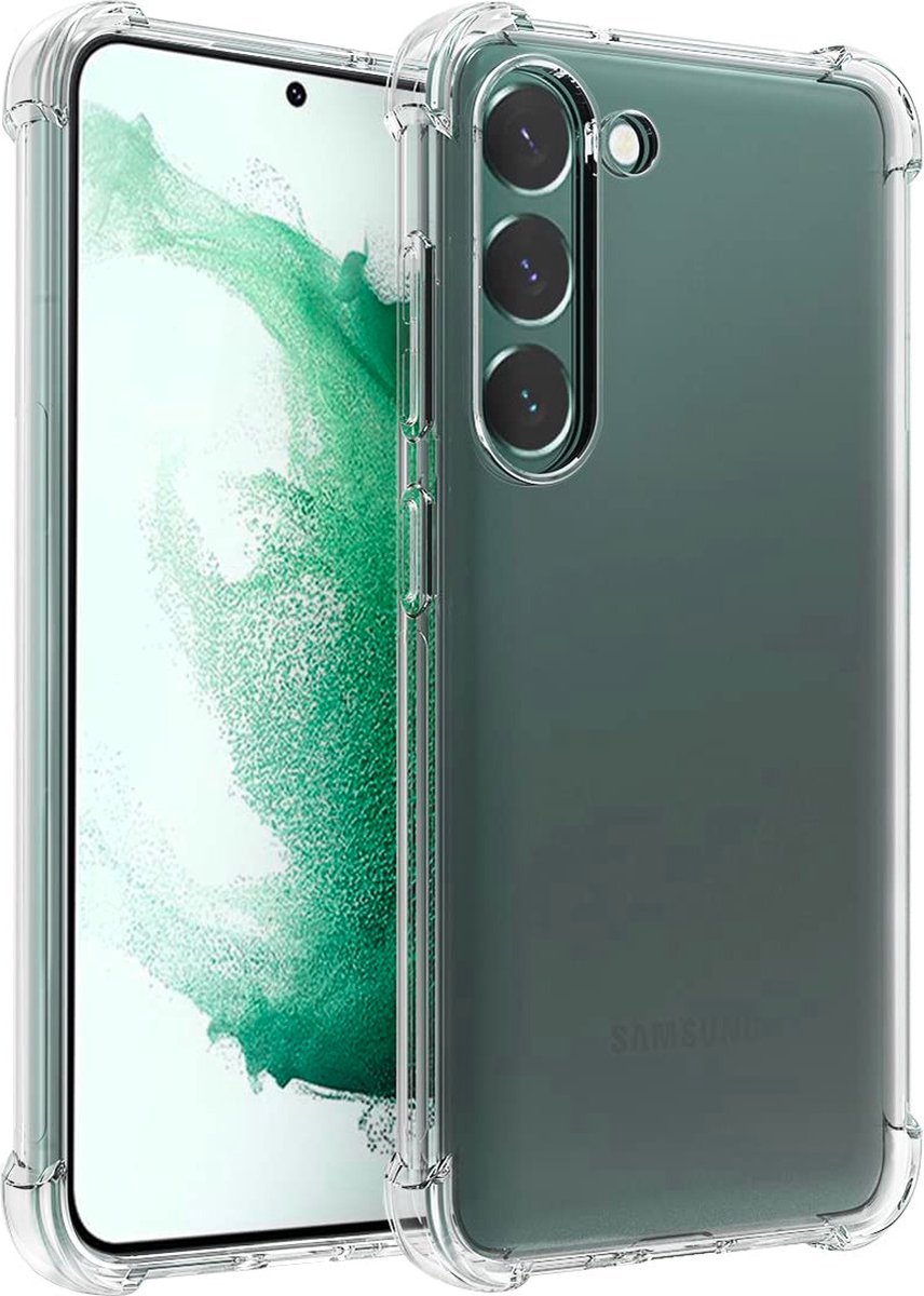 Cityhoesje – Anti Shock Backcover Transparant geschikt voor Samsung S23