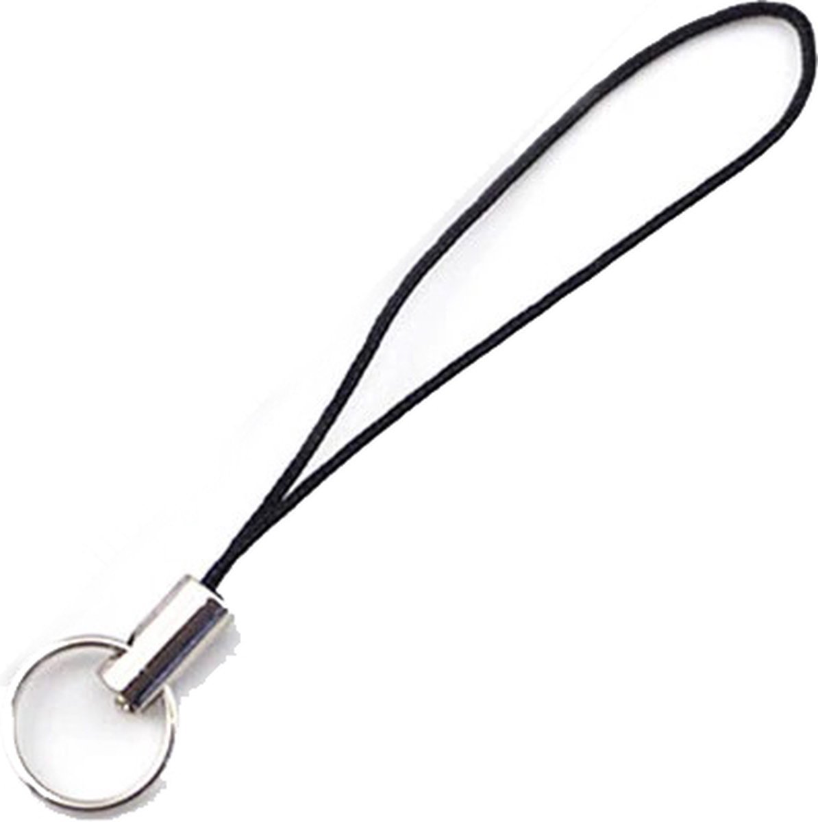 Sleutelring met ketting, 925 Zilver - De Zilverwinkel Sleutelring met ketting, 925 Zilver - De Zilverwinkel