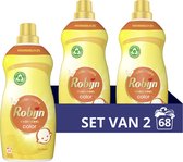 Robijn Klein & Powering Collections Détergent liquide Color Zwitsal - 2 x 34 lavages - Pack économique