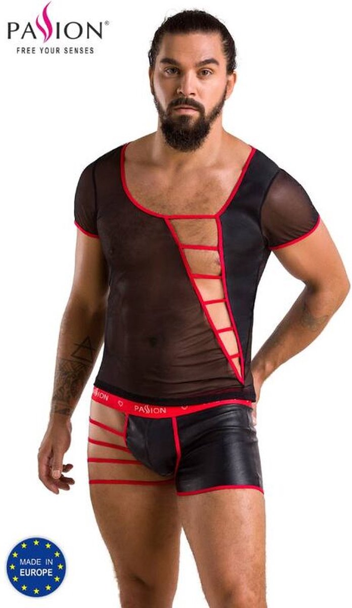 PASSION MEN | Passion 055 Set Mark Black L/xl