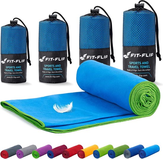 WOODSANDWAVES Sporthanddoek, fitnesshanddoek met ritssluiting en