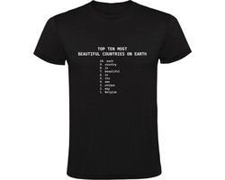 Belgium top ten most beautiful countries on earth Heren T-shirt | belgie
