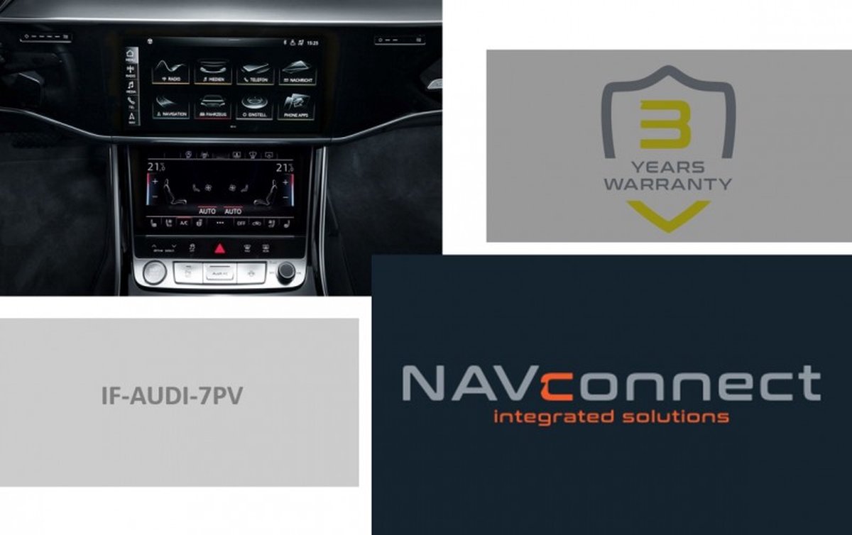 Navinc Multimedia video interface Audi Etron/A6/A7/A8/Golf8/ID3