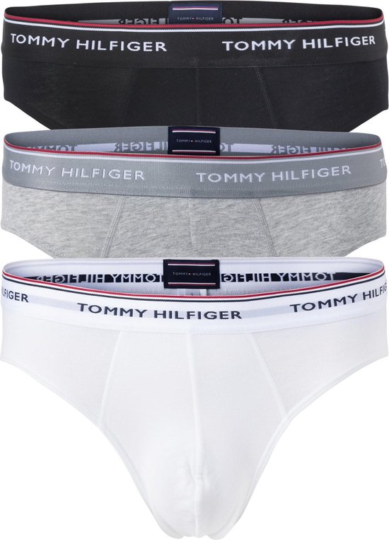 Tommy Hilfiger slips (3pack) heren slips zonder gulp wit zwart