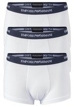 Boxer Emporio Armani - Taille S - Homme - Blanc / Noir