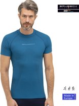 Brubeck 3D Pro Seamless Sports Shirt Hommes - pour la Course à pied et les activités intenses - Blauw M