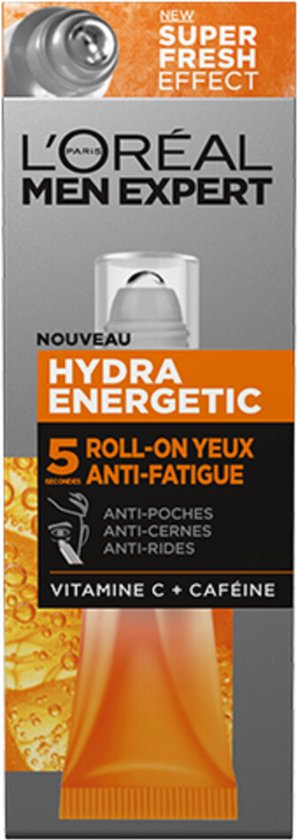 L’Oréal Paris Men Expert Hydra Energetic Oogcrème - 10 ml - Verkoelende Oogverzorging - L’Oréal Paris Men Expert