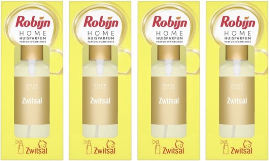 Robijn Zwitsal huisparfum - 4x250 ml - Voordeelverpakking