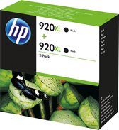 HP 920XL - Inktcartridge / Zwart / 2-Pack