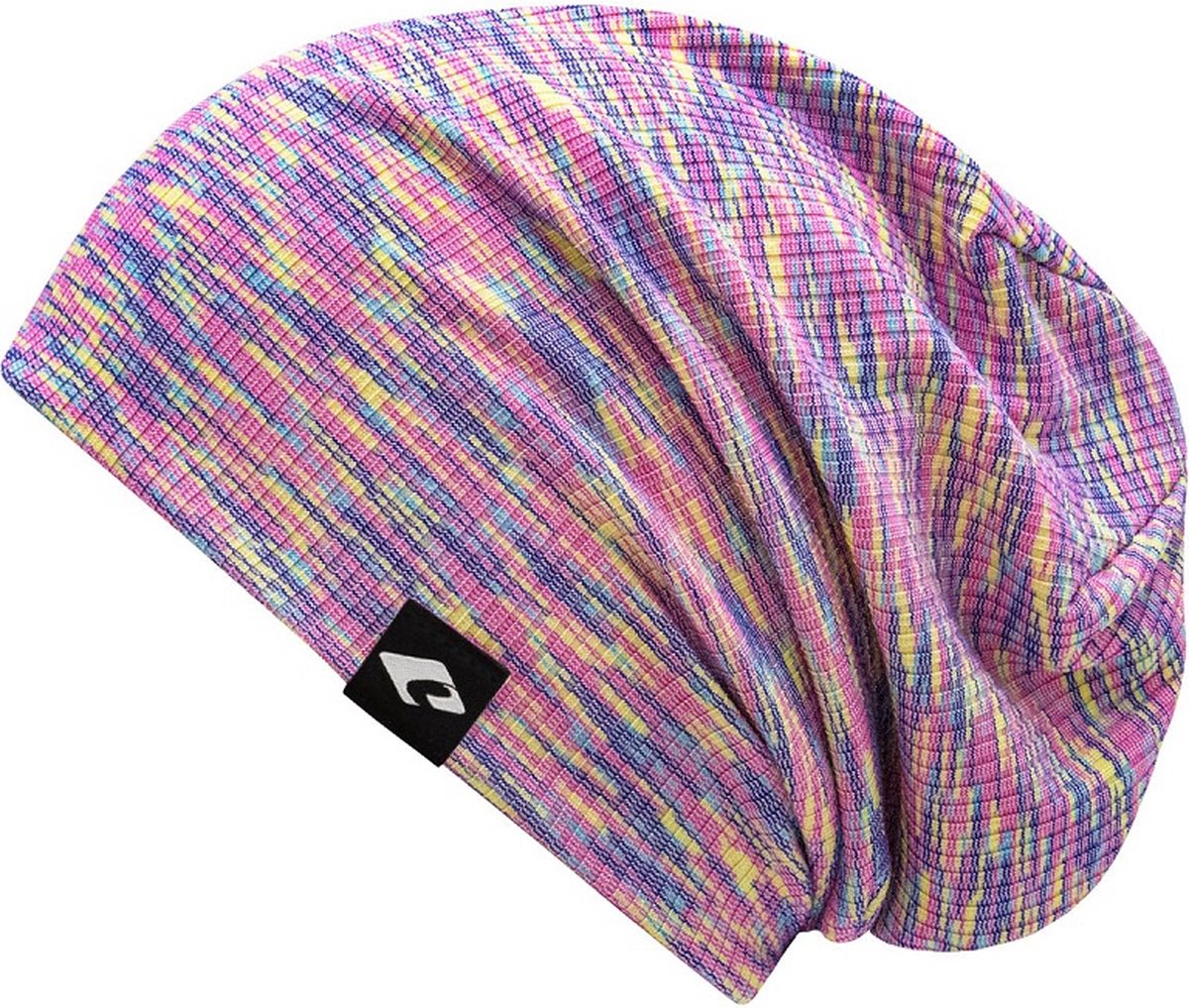 Chillouts beanie muts Kanpur violet pink in one size