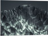 Acrylglas - Abstracte IJzeren Pinnen - 80x60 cm Foto op Acrylglas (Met Ophangsysteem)