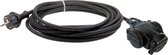 Hang-Driewegblok Rubber 3G2,5 5M Neopreen