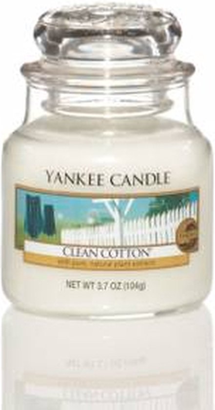 Bougie parfumée Yankee Candle Small Jar - Coton propre | bol.com