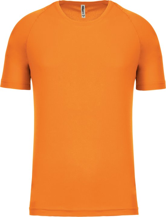 Herensportshirt 'Proact' met ronde hals Orange - S