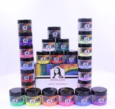 Monalisa Acrylverf Set 24 x 125 ml (3000 ml) | 6 x Pastel + 6 x Neon + 6 x Primaire + 6 x Tussenkleuren | Hoge dekking | voor schilderen op hout, steen, canvas, glas, karton - Acrylic Paint Set