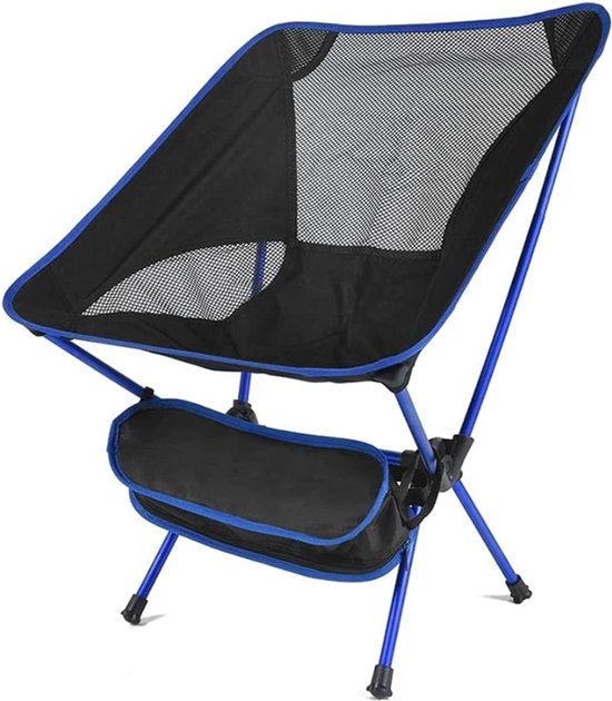 RAMBUX strandstoel – donkerblauw – opvouwbaar & lichtgewicht