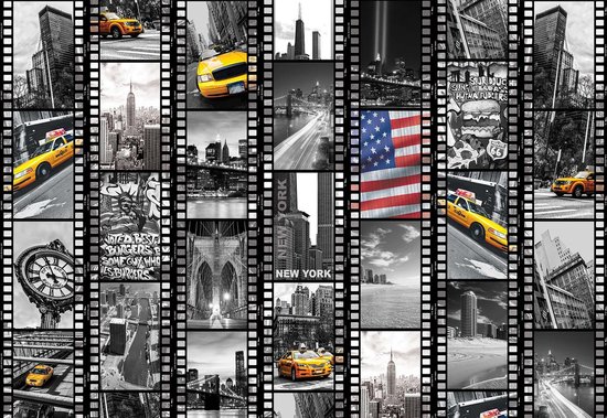 Fotobehang American Tape | XL - 208cm x 146cm | 130g/m2 Vlies