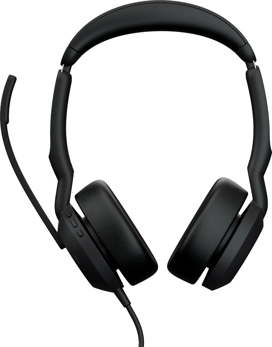 Jabra Evolve2 50 Headset Bedraad Hoofdband Kantoor/callcenter USB Type-A Zwart