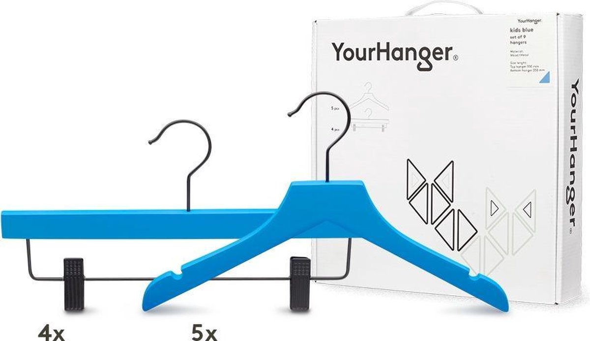 YourHanger Kids hanger box blauwe