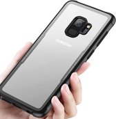 Glass case Samsung Galaxy S9 + gratis glazen Screenprotector - zwart