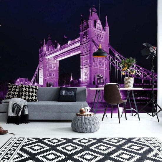 Papier peint London Tower Bridge | XXXL - 416 cm x 254 cm | Polaire 130g / m2