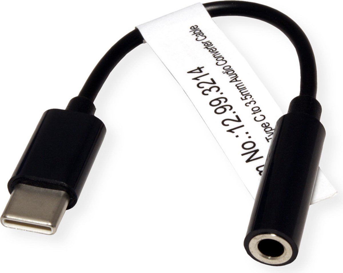 VALUE USB type C - 3,5mm Audio Adapter, Male/Female, 0,13 m