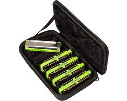 Hohner Rocket-amp C/G/A/D/Bb mondharmonica set van 5