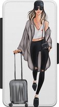 Samsung Galaxy S5 (Plus)/ Neo flipcase - Travel girl
