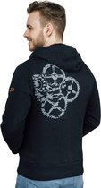 Terratrend Hoodie heren zwart/grijs maat XL