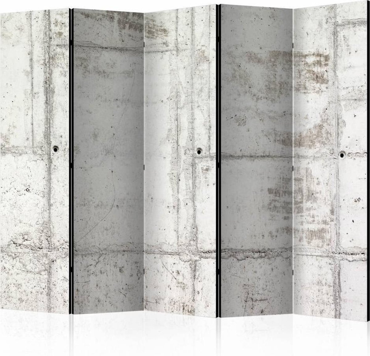 Vouwscherm / Kamerscherm - Stedelijke Bunker II 225x172cm , gemonteerd geleverd, dubbelzijdig geprint