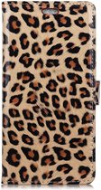 Huawei P Smart Portemonnee Hoesje met Luipaard Print