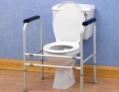 Toilet sta-op hulp - Toiletframe - Aluminium - In breedte verstelbaar - Adhome