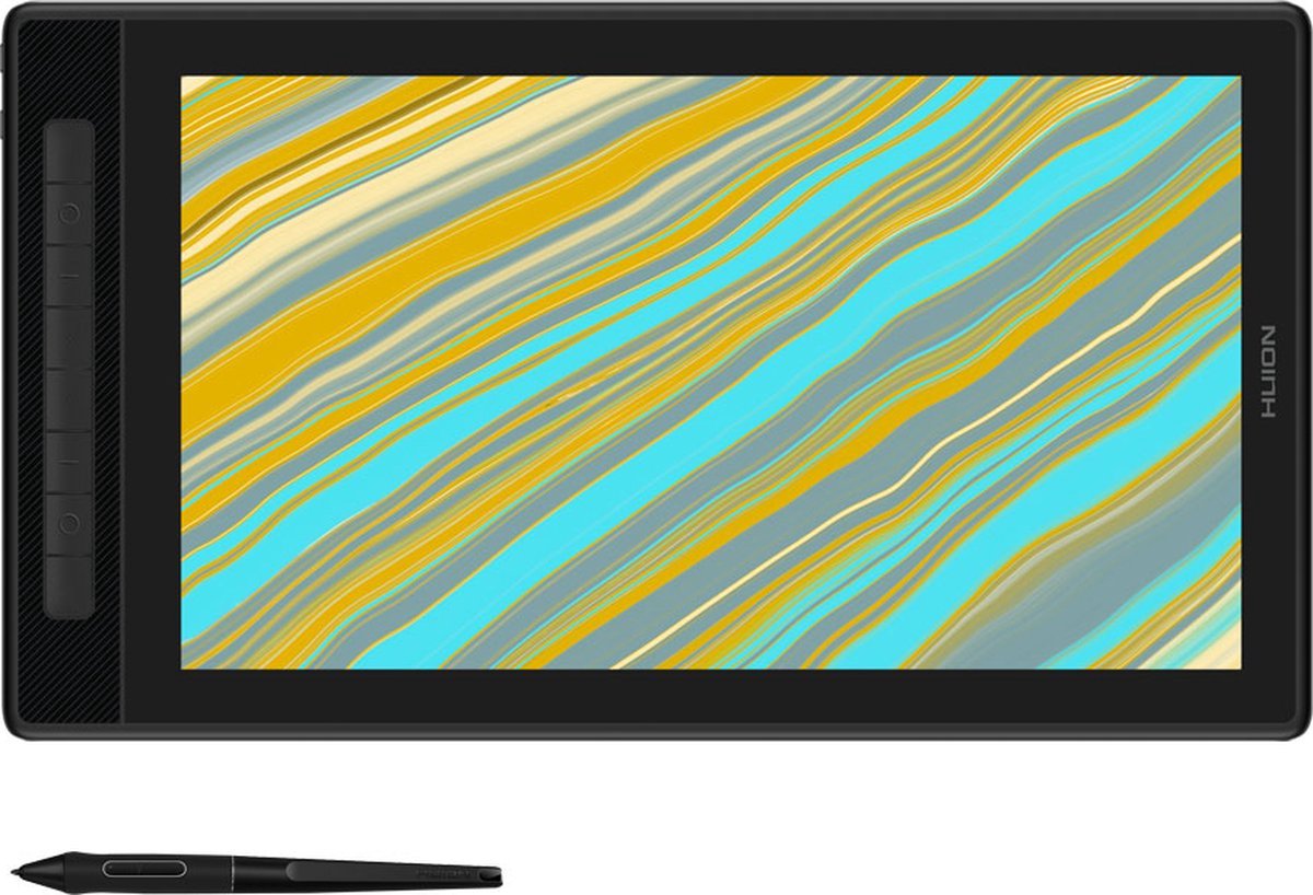 Tablette graphique Huion Tablette graphique Inspiroy Kamvas Pro 16 avec  stylet PW517 - 4K - 15,6" - Noir