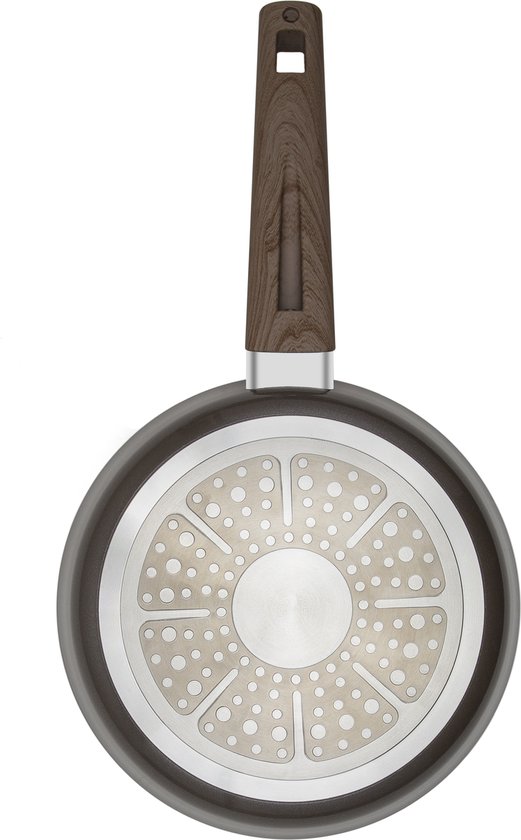Küchenprofi Koekenpan 16 Cm Küchenprofi Cook Capri Koekenpan 16 Cm – Inductiepan Met Anti-aanbaklaag En Ovenbestendig Meerlaagse Bodem Pan