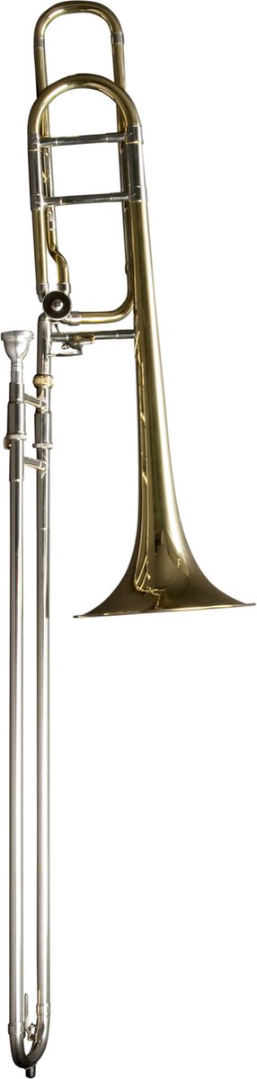 Monzani MZSL-133Q Quartventilposaune messing, Lackiert - Tenor trombone met kwartventiel
