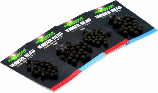 Korda - Rubber Bead - Gravel - 5mm - Gravel van Korda — afbeelding 2
