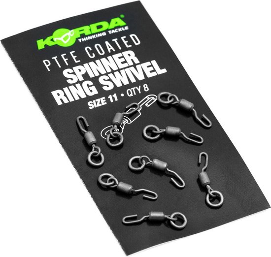 Korda PTFE Spinner Ring Swivel Size 11 | End Tackle - Korda