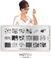 MoYou London Stempelplaat - Nail Art Stamping Pro 09