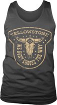 Yellowstone Tanktop -XL- We Don't Choose The Way Zwart
