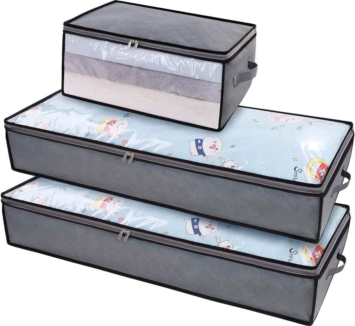 Opbergtas - opbergtas voor kleding - groote opbergtas set - storage bags
