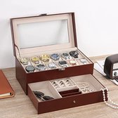 Horlogedoos \ horloge opbergbox | kijkdoos | horlogedoos | Horlogekist - watch box jewelry box