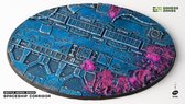 Alien Infestation Bases Pre-Painted (1x 170mm Oval )