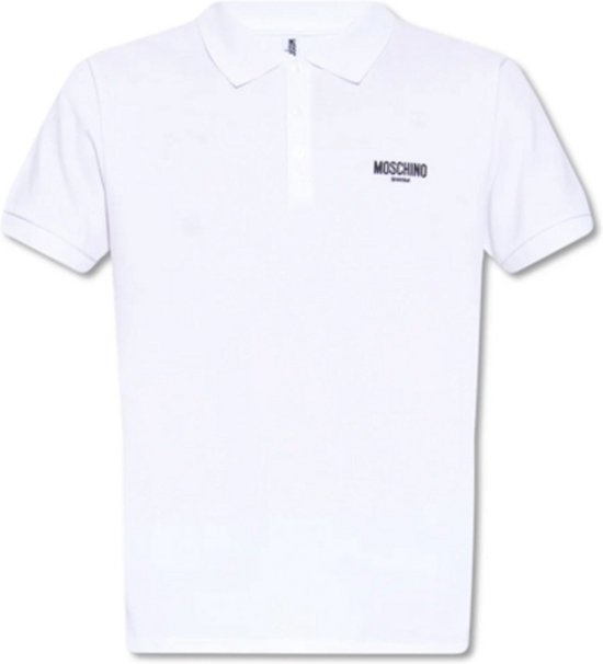 MOSCHINO - Vintage Polo - Wit - Heren - L