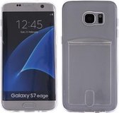 DrPhone- Samsung S7 Edge hoesje - TPU Ultra Kaart Dun Slim Case Transparant