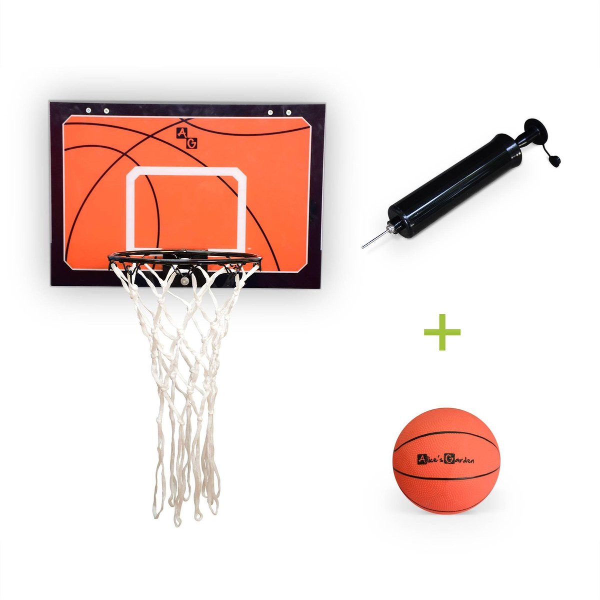 - Mini basketbalring - Bevestiging muur of met bal - Oranje bol.com