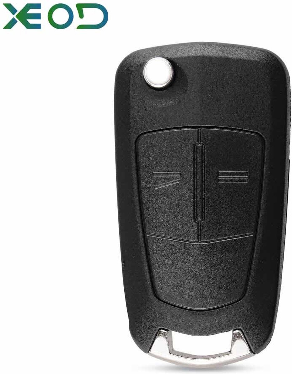 XEOD Autosleutelbehuizing - sleutelbehuizing auto - sleutel - Autosleutel / Geschikt voor: Opel Astra, Corsa, Omega, Vectra & Zafira