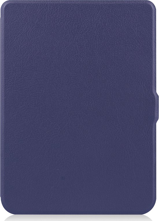 Hoes Geschikt voor Kobo Nia Hoesje Bookcase Cover Book Case Hoes Sleepcover - Donkerblauw van Rocketcase — afbeelding 3