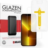 BMAX Screenprotector geschikt voor iPhone 13 Pro met applicator - Gehard glas - Tempered glas - Apple screenprotectors - Telefoonglaasje - Beschermglas - Glasplaatje - Screensaver - Screen protector - Glas screenprotectors - Case Friendly